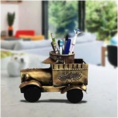 Jeep Pen Stand | Handcrafted Metallic Vehicle Design Organizer for Desk Use