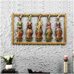 Multicolour Metal Musician Wall Art | Artistic Rajasthani Decor for Living Room, Gallery or Studio