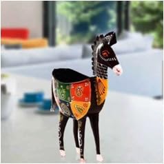 Horse Shaped Utility Holder | Metal Organizer for Decorative Use in Entryway or Study