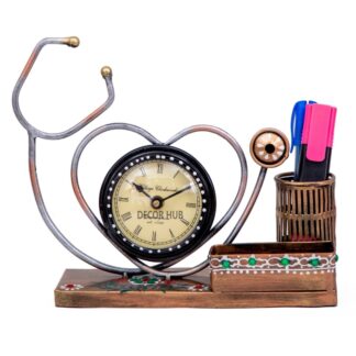 Handmade Pen Holder Space-saving pencil holder for small desk | Elegant pencil holder for office desk | Pen holder for study table -