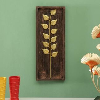Iron Titan Leaf Wall Decor, Elegant Metal Leaf Wall Art for Home and Office, Unique Titan Leaf Design for Interior Decoration, Wall Art for Stylish Homes