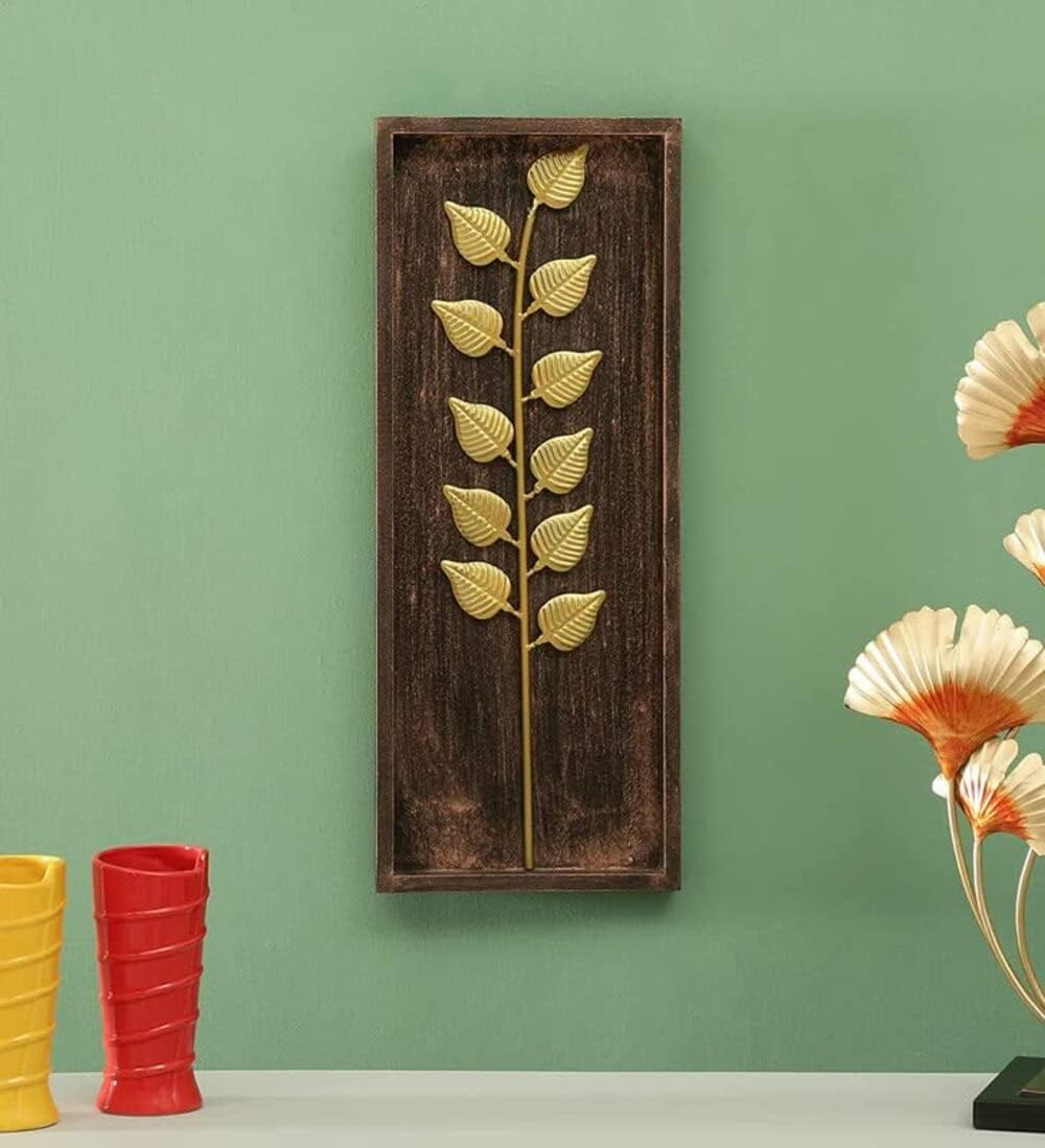 Iron Titan Leaf Wall Decor, Elegant Metal Leaf Wall Art for Home and Office, Unique Titan Leaf Design for Interior Decoration, Wall Art for Stylish Homes