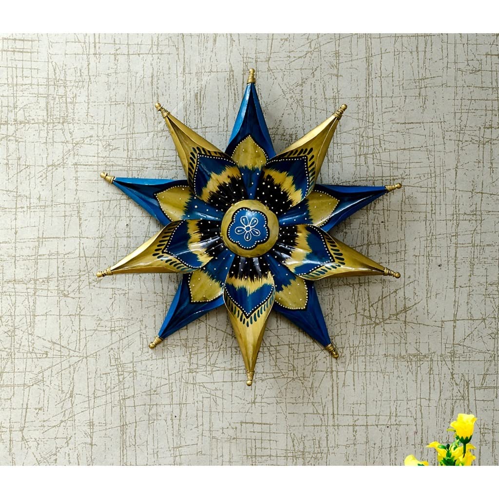 Multicolour Iron Flower Metal Frame For Home Decoration, Handcrafted Metal Wall Decor, Elegance to Living Rooms, Bedrooms, or Office, Modern and Traditional Decor