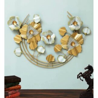 Half Round wall decoration - Yellow