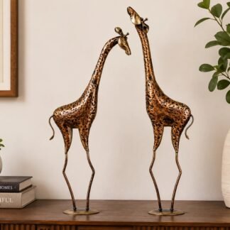 IRON PAINTED GIRAFFE (Set of 2) BIG