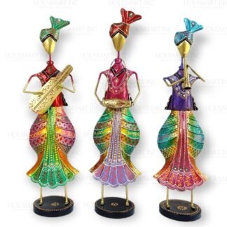 Hand Painted MUSICAL SARDAR (Set of - 3) BIG