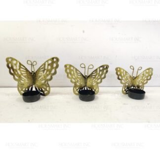 Hand Painted Tea - Light BUTTERFLY (Set of - 3)