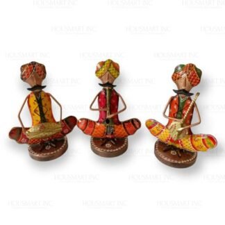 Hand Painted SITTING MEN (Set of - 3) MINI