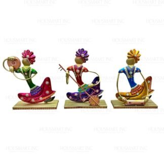 Hand Painted SITTING MUSICAL With Stand  (Set of - 3)) NEW