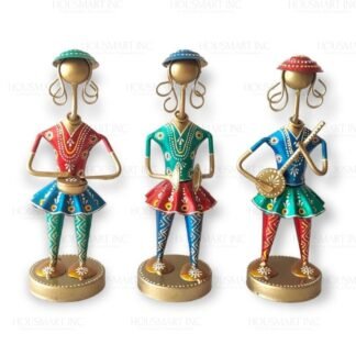 Hand Painted MUSICIAN DOLL (Set of - 3) MINI