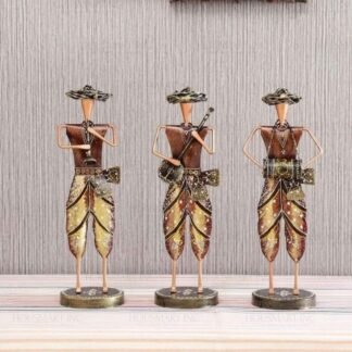 Hand Painted MUSICAL MEN  (PAGDI) (Set of - 3)