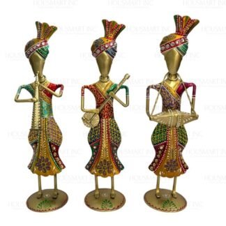 Hand Painted MUSICAL SARDAR (Set of - 3) NEW