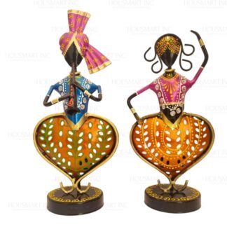 MUSICAL COUPLE SET OF 2 SHOWPIECE
