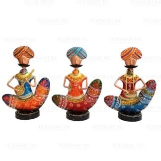 MUSICIAN MAN SHOWPIECE SET OF 3