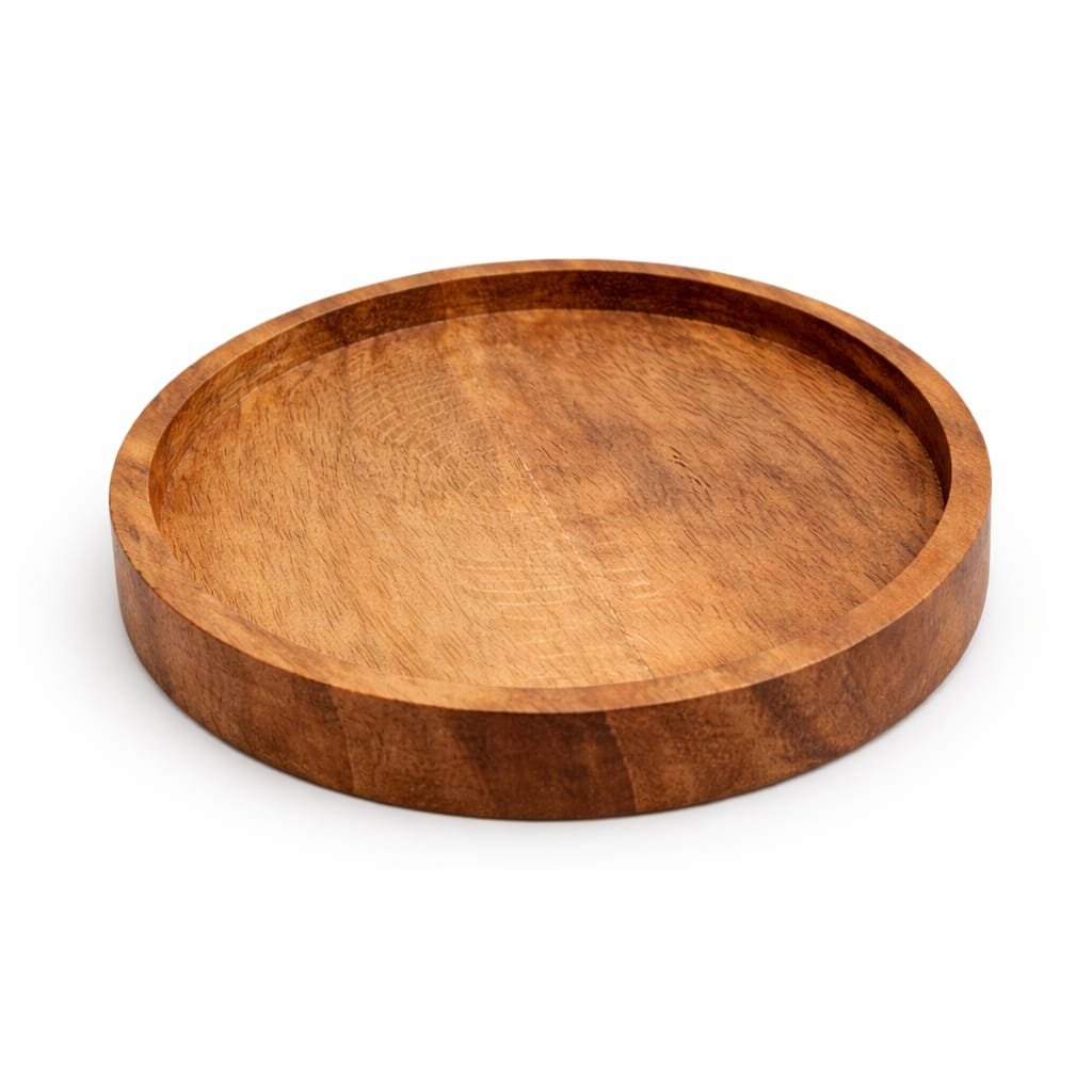 HOUSMART™ Wooden Tea Coaster | Handmade Babul Wood Coaster for Dining Table Pack of 1
